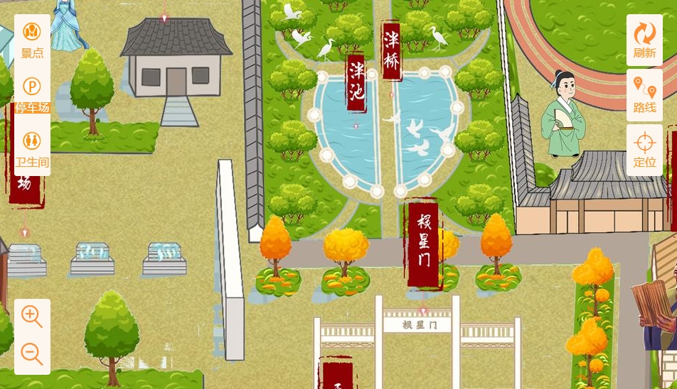 平鲁手绘地图景区语音讲解导览系统：智慧景区建设的基石