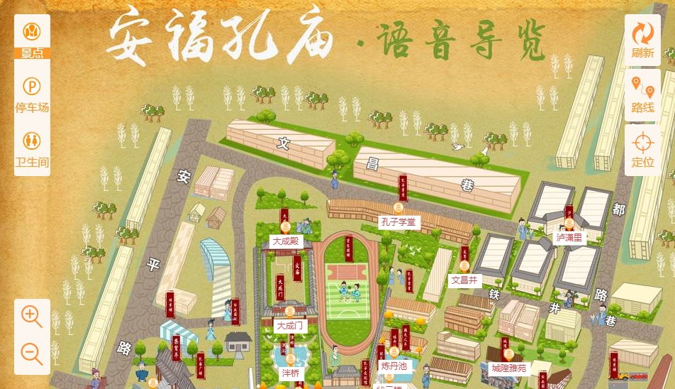平鲁手绘地图：智慧景区智能化服务的延伸